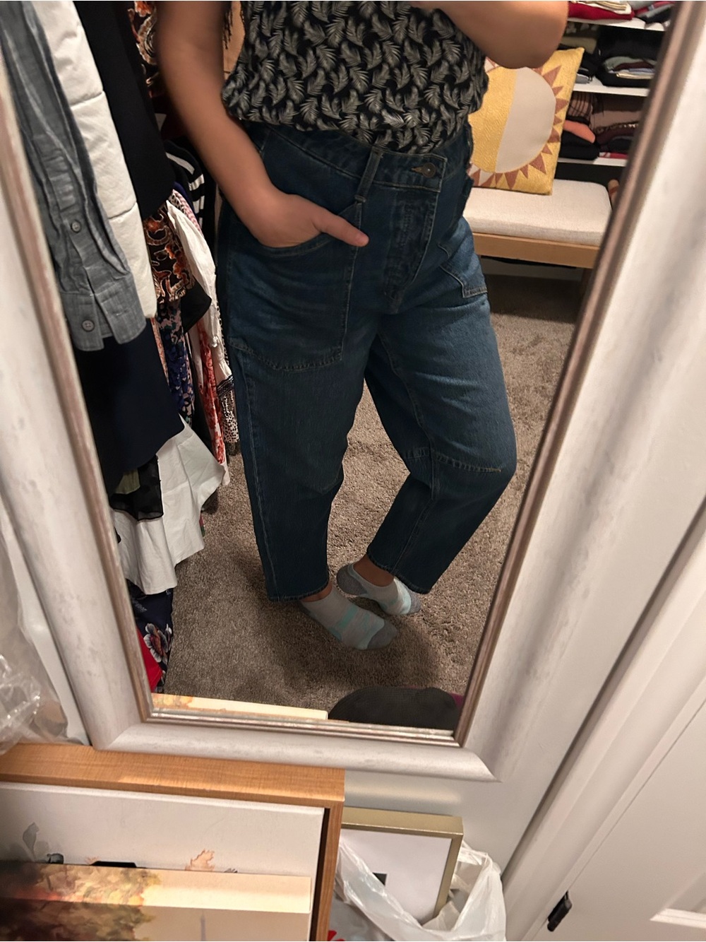 Frye Indigo Barrel Jeans